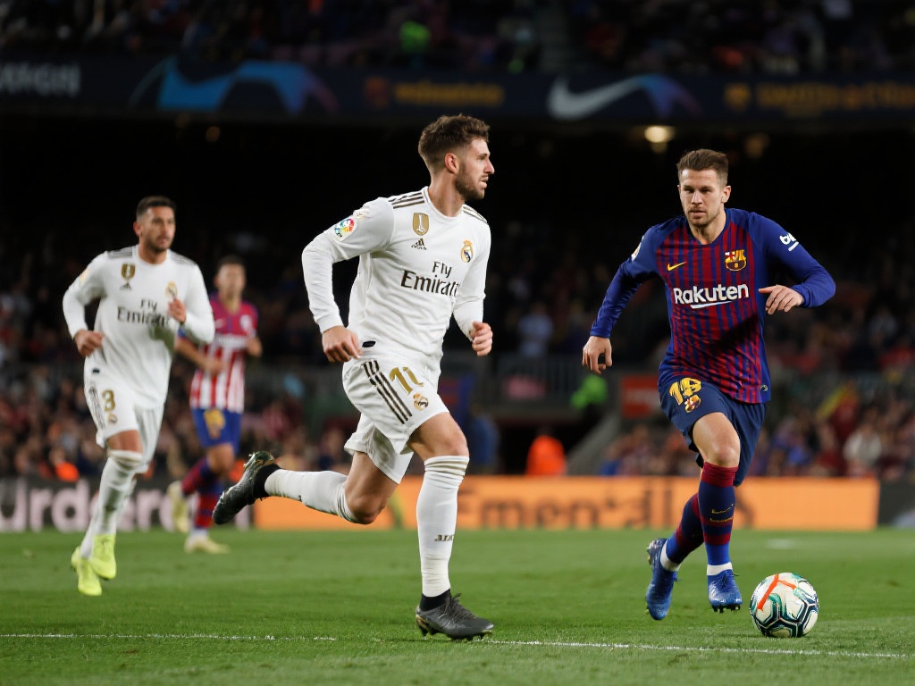 西甲风云突变:皇马马竞失速,巴萨赢球登顶 但从昨晚的比赛结果来看,皇马与马竞的“急